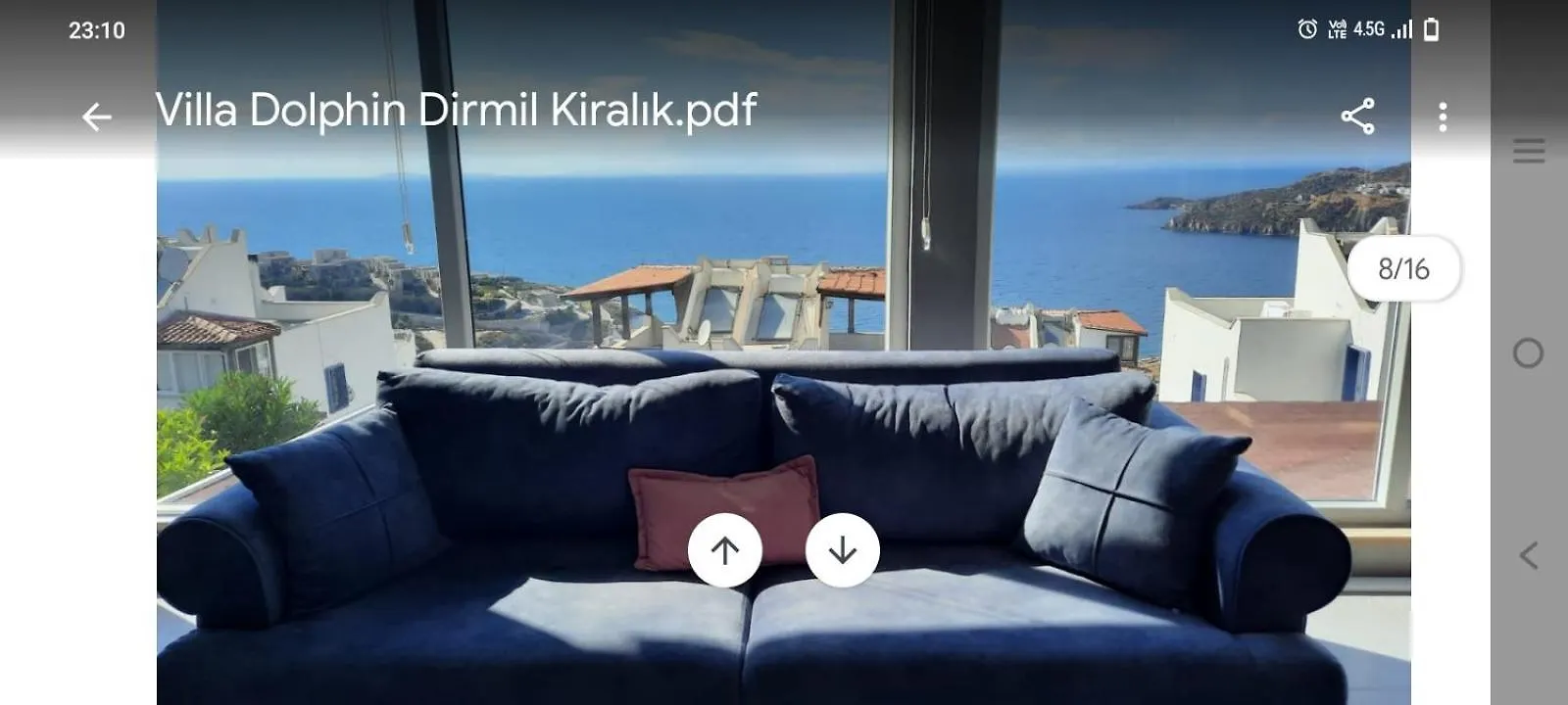 Apartment Yalikavakta Muhtesem Deniz Manzarali Bahceli Villa Bodrum